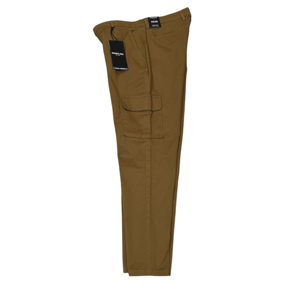 Kenneth Cole Men's Cargo Pants in Techni Cole Tobacco Color, Flat Front NWT - Picture 8 of 13